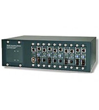 10 Slot 19” Chassis System with 1 Power Supply - Ethernet Switches, Media Converters and Device Servers